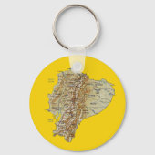 Ecuador Map Sleutelhanger (Voorkant)