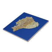 Ecuador Map Tile Tegeltje (Zijkant)