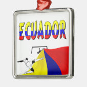 Ecuador Metalen Ornament (Links)