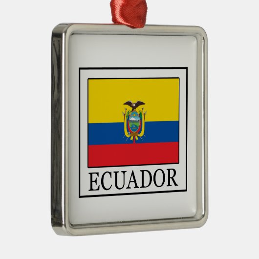 Ecuador Metalen Ornament (Rechts)