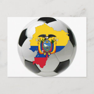 Ecuador nationaal team briefkaart