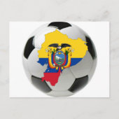 Ecuador nationaal team briefkaart (Voorkant)
