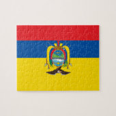 Ecuador National World Flag Legpuzzel (Horizontaal)
