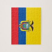 Ecuador National World Flag Legpuzzel (Verticaal)
