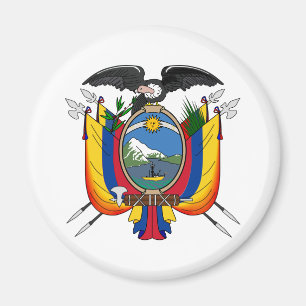 Ecuador - officieel symbool voor wapenheraldry magneet