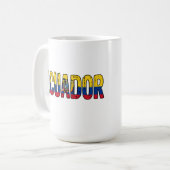 Ecuador ontwerp koffiemok (Voorkant links)