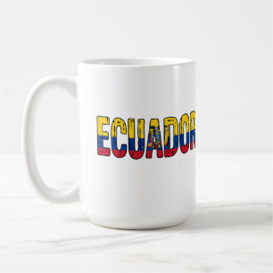 Ecuador ontwerp koffiemok