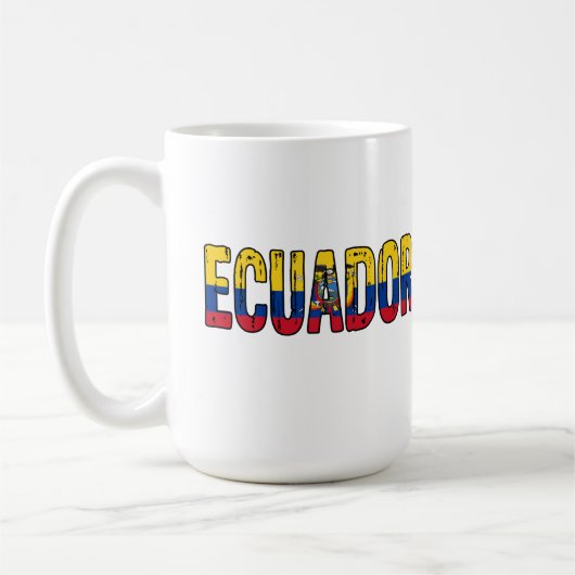 Ecuador ontwerp koffiemok (Links)