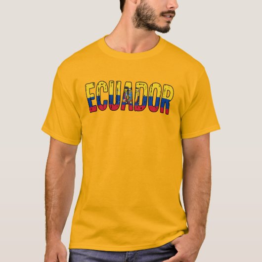 Ecuador ontwerp t-shirt (Voorkant)