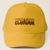 Ecuador ontwerp trucker pet (Voorkant)