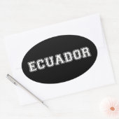 Ecuador Ovale Sticker (Envelop)