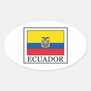 Ecuador Ovale Sticker