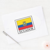 Ecuador Ovale Sticker (Envelop)