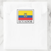 Ecuador Ovale Sticker (Tas)