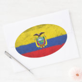 Ecuador Ovale Sticker (Envelop)