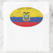 Ecuador Ovale Sticker (Tas)