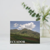 Ecuador: platteland briefkaart (Staand voorkant)