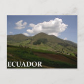 Ecuador: platteland briefkaart (Voorkant)