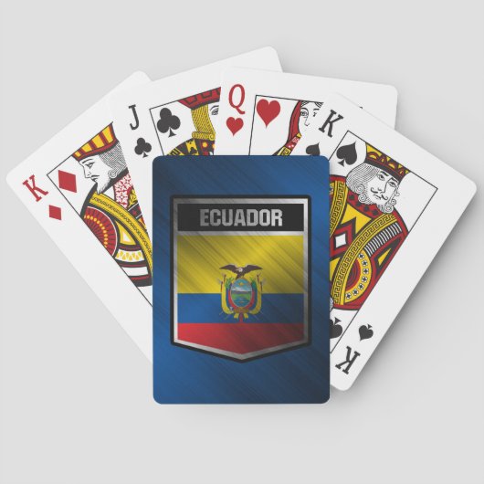 Ecuador Pokerkaarten (Achterkant)