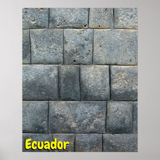 Ecuador Poster (Voorkant)