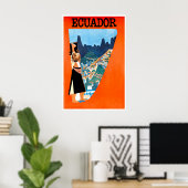 Ecuador poster (Thuiskantoor)