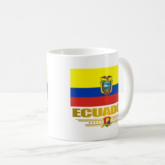 "Ecuador Pride" Koffiemok (Voorkant rechts)