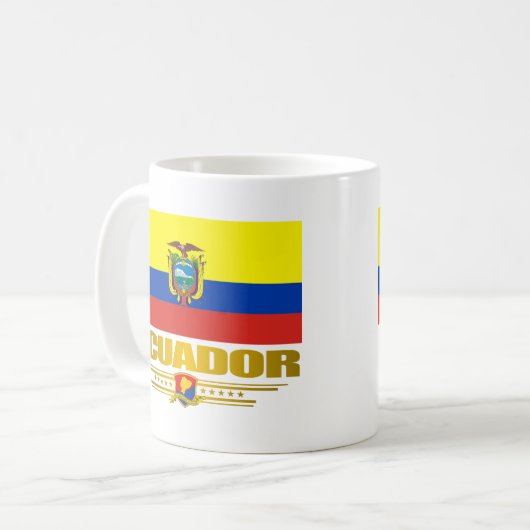 "Ecuador Pride" Koffiemok (Voorkant links)