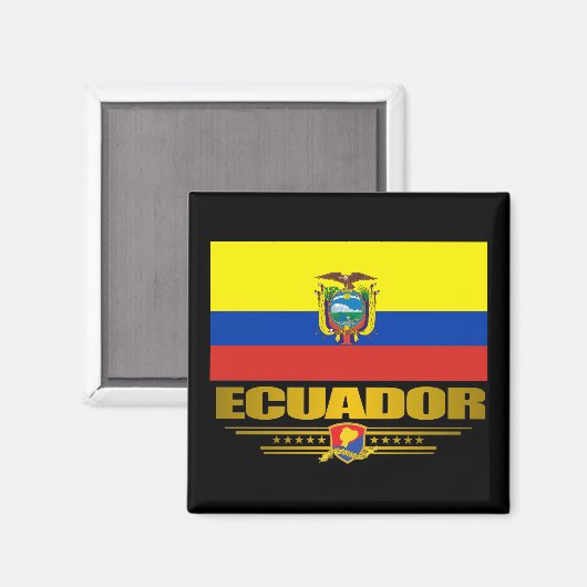 "Ecuador Pride" Magneet (Voorkant / Achterkant)