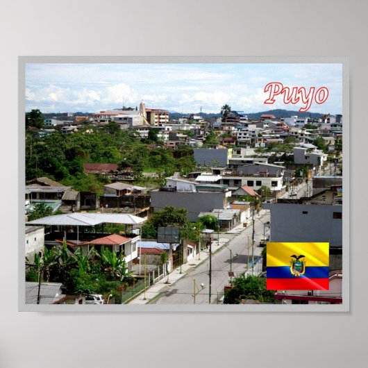 Ecuador - Puerto Francisco de Orellana - Poster (Voorkant)