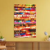 Ecuador, Quito Area, Otavalo Handicraft Market Canvas Afdruk (Insitu (Woonkamer))