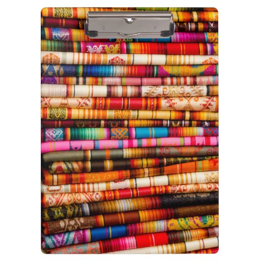 Ecuador, Quito Area, Otavalo Handicraft Market Klembord (Voorkant)