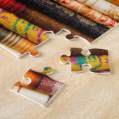 Ecuador, Quito Area, Otavalo Handicraft Market Legpuzzel (Zijkant)