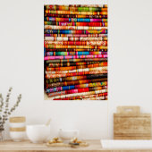 Ecuador, Quito Area, Otavalo Handicraft Market Poster (Keuken)
