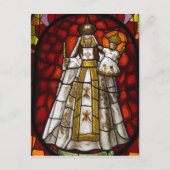 Ecuador, Quito. beeld van de gevlekte maagd 2 Briefkaart (Voorkant)