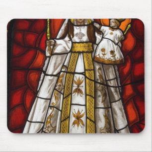 Ecuador, Quito. beeld van de gevlekte maagd 2 Muismat