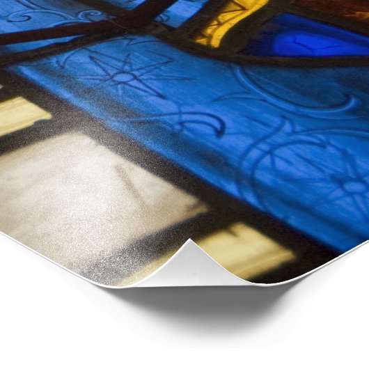 Ecuador, Quito. beeld van de gevlekte maagd Foto Afdruk (Hoek)