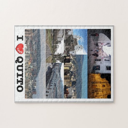 Ecuador - Quito - I Love - Legpuzzel (Horizontaal)