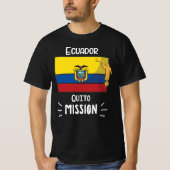 Ecuador Quito Mormon LDS Mission T-shirt (Voorkant)