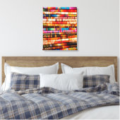 Ecuador, Quito-regio, Otavalo-handwerksmarkt Canvas Afdruk (Insitu (Slaapkamer))