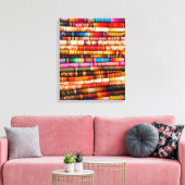 Ecuador, Quito-regio, Otavalo-handwerksmarkt Canvas Afdruk (Insitu (Woonkamer))