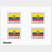 Ecuador Rechthoekige Sticker (Vel)