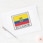 Ecuador Rechthoekige Sticker (Envelop)
