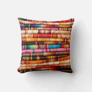 Ecuador, regio Quito, Otavalo-handwerkmarkt Kussen