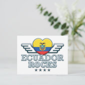 Ecuador Rocks v2 Briefkaart (Staand voorkant)