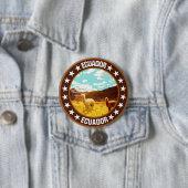 Ecuador Ronde Button 7,6 Cm (In situ)