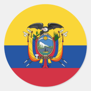 Ecuador Ronde Sticker