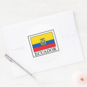 Ecuador Ronde Sticker (Envelop)