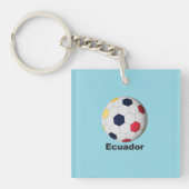 Ecuador Soccer Sleutelhanger (voorkant)