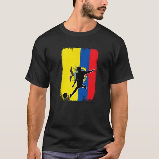 Ecuador Soccer T-shirt (Voorkant)