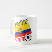 Ecuador Soccer Team Koffiemok (Voorkant links)